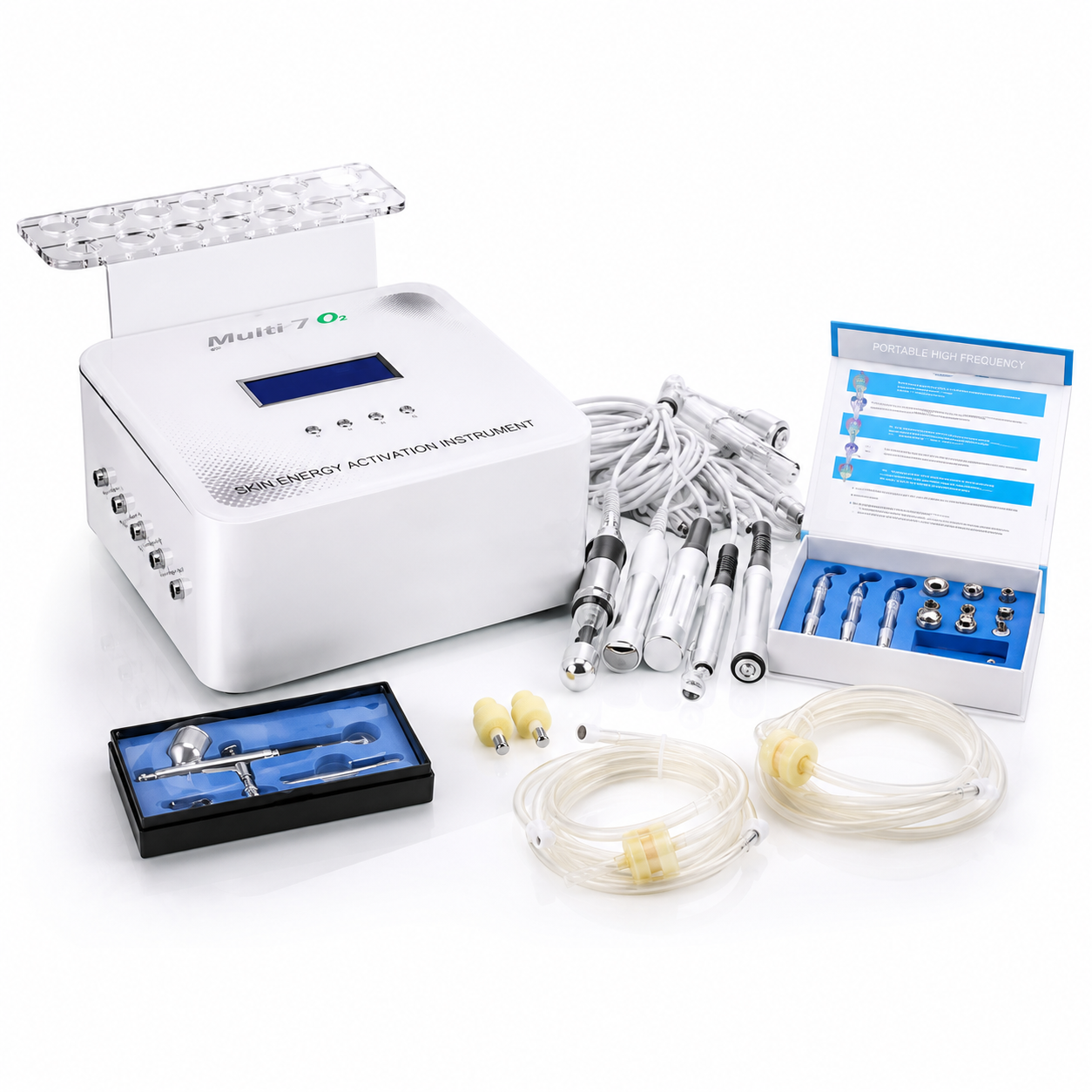 THEIA 7-in-1 Skin Activation Facial Machine – Galvanic Microcurrent & Deep Cleansing Beauty Device