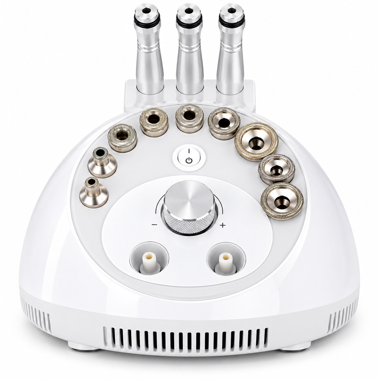3-in-1 Diamond Microdermabrasion & 3MHz Ultrasound Facial Machine – Vacuum, Spray & Diamond Tips