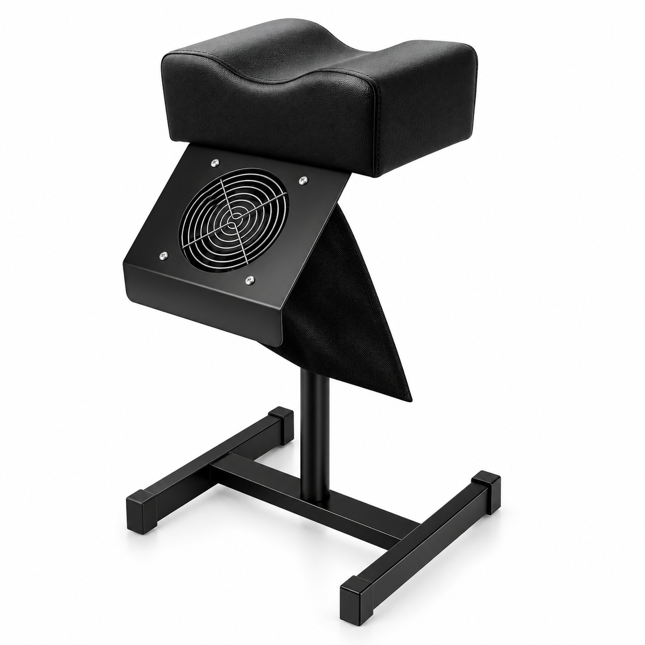 Pedicure Footrest with Dust Collector Fan – Adjustable Professional Nail Salon Leg Rest