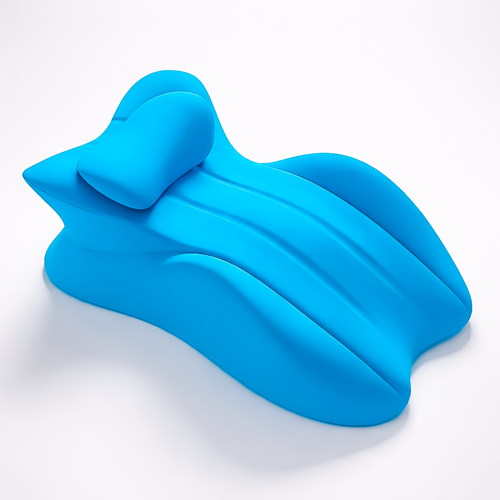 THEIA Ergonomic Memory Foam Support Pillow – For Sleeping, Reading, Phone Use & Comfortable Prone Resting