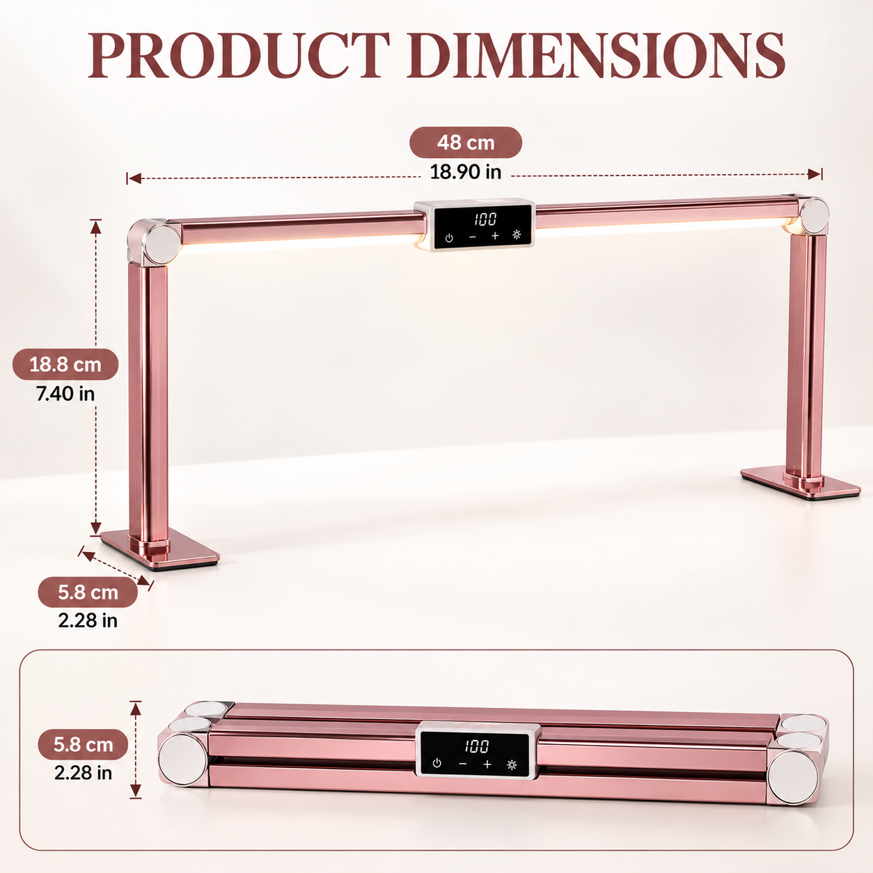 M201 Professional LED Nail Desk Lamp – 36W, 480 LEDs