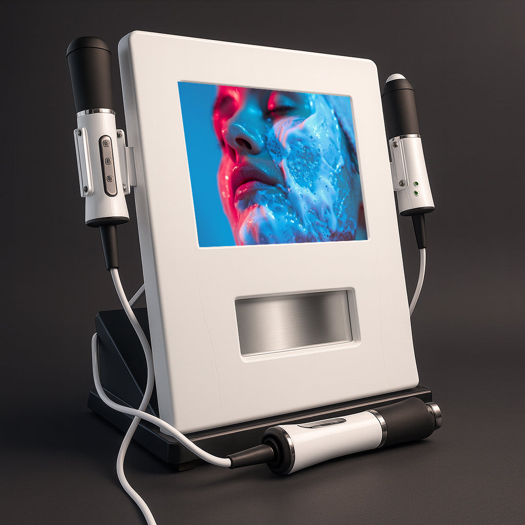 3 in 1 Oxygen Facial Machine – Ultrasound RF CO2 Bubble Skin Tightening Device for Professional Facial Treatments