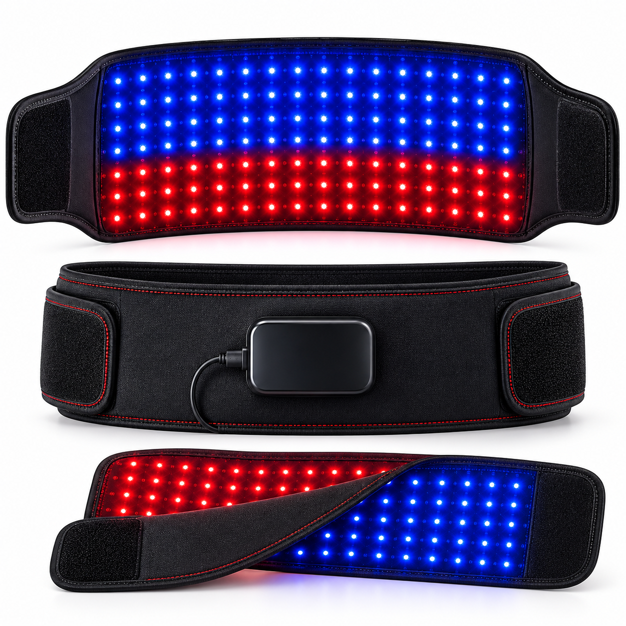 90-LED Red, Blue & Near-Infrared Light Therapy Belt