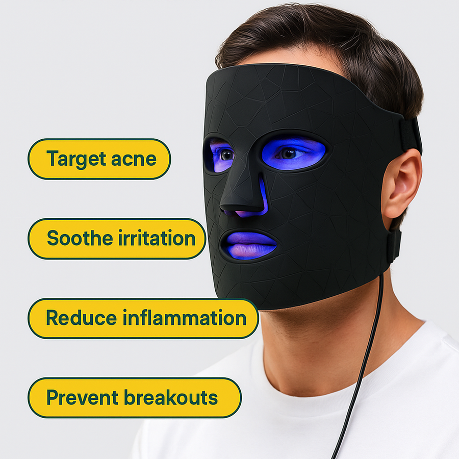 YouthGlow Advanced LED Facial Mask: Enhance Collagen & Skin Clarity