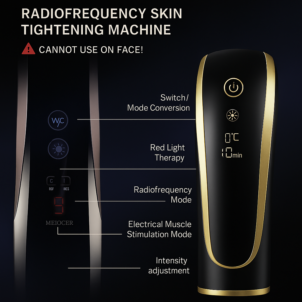 THEIA Lose Weight Sculpting Machine – RF Radio Frequency Body Slimming & Cellulite Massager with EMS Fat Burner & LED Therapy