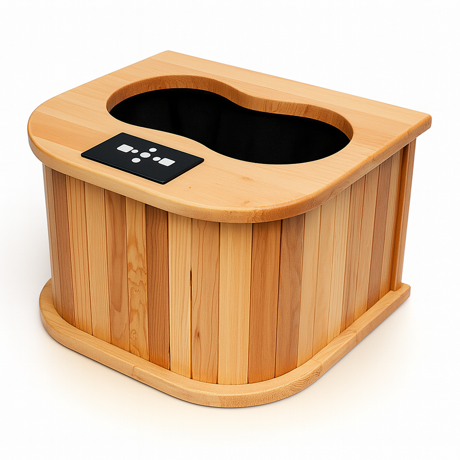 Portable Far Infrared Foot Sauna – Low EMF Dry Foot Spa Bucket for Circulation Boost