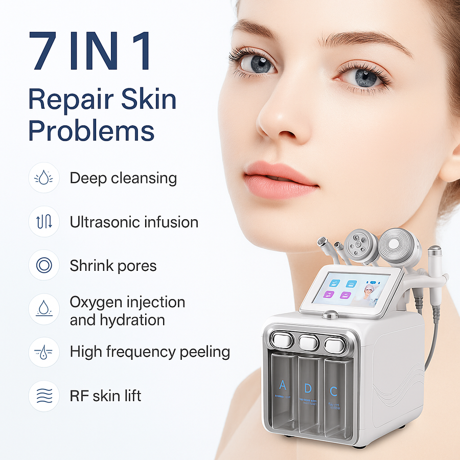 Theia 7 in 1 Hydro Dermabrasion Hydrogen Oxygen Facial Machine