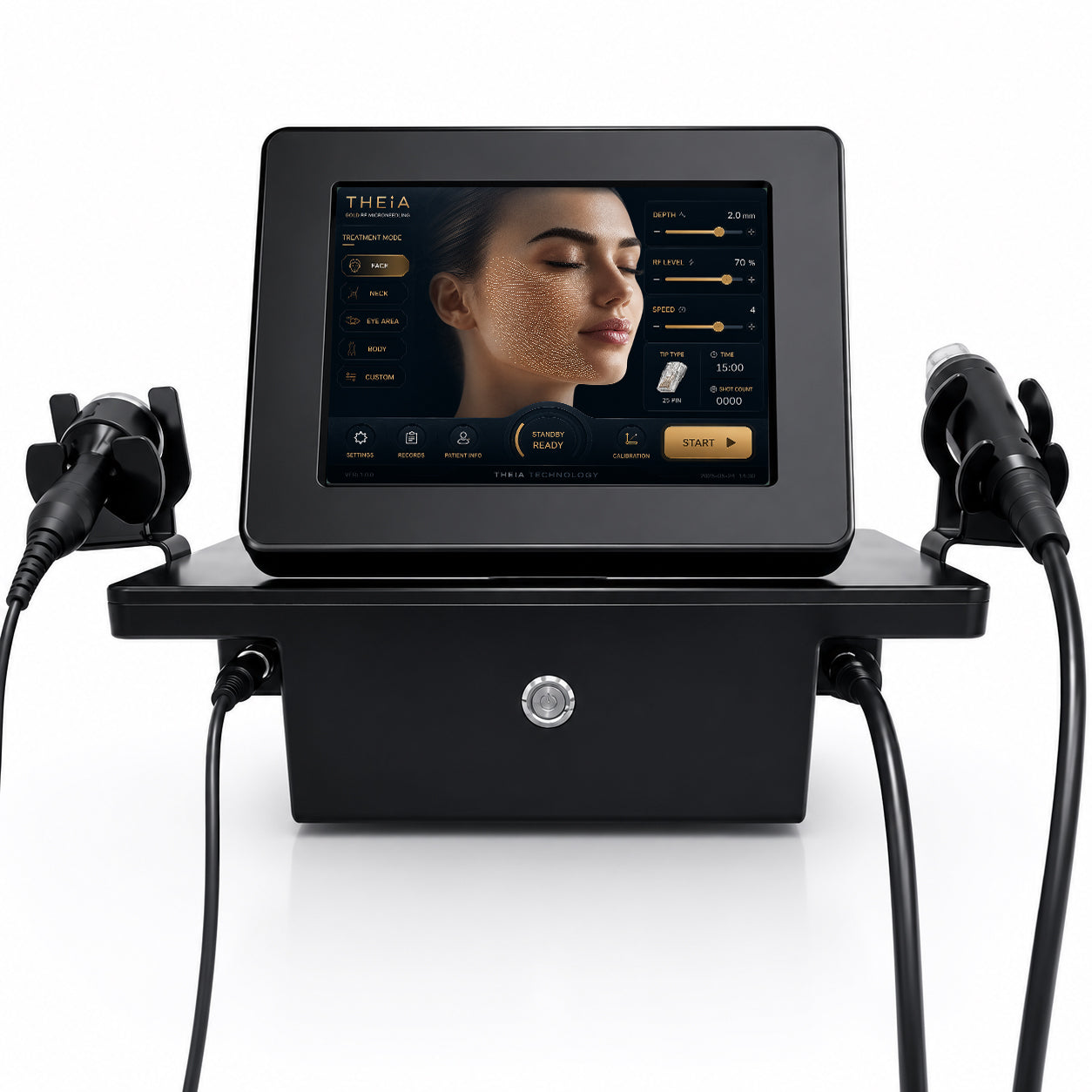 THEIA Gold RF Microneedling Machine – Professional RF Facial Treatment System