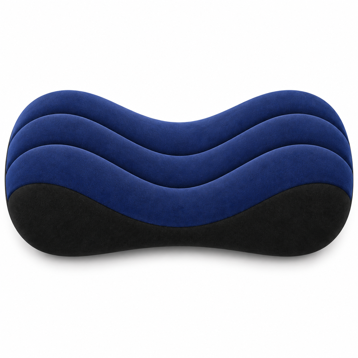 Inflatable Ergonomic Wave Lounge Chair with Electric Air Pump – Contoured Relaxation