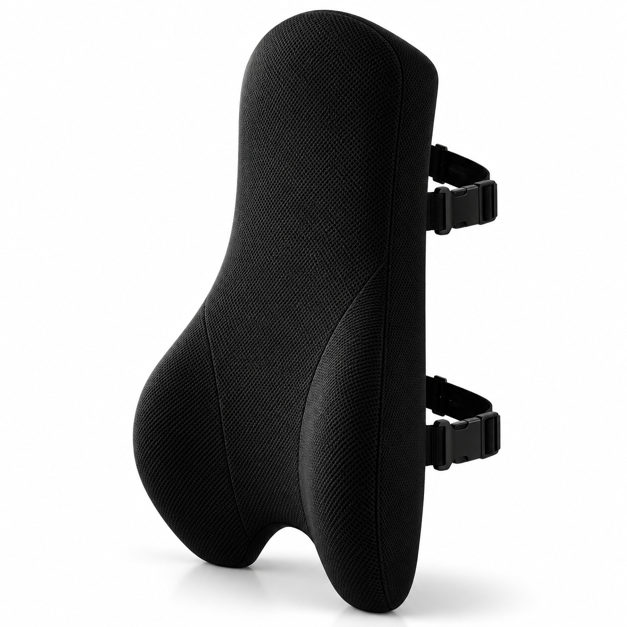 Ergonomic Full Back Memory Foam Lumbar Support Cushion – Adjustable Office Chair Back Pillow