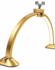 32" Professional Half Moon LED Nail Desk Lamp with Phone Holder – 48W Salon Light