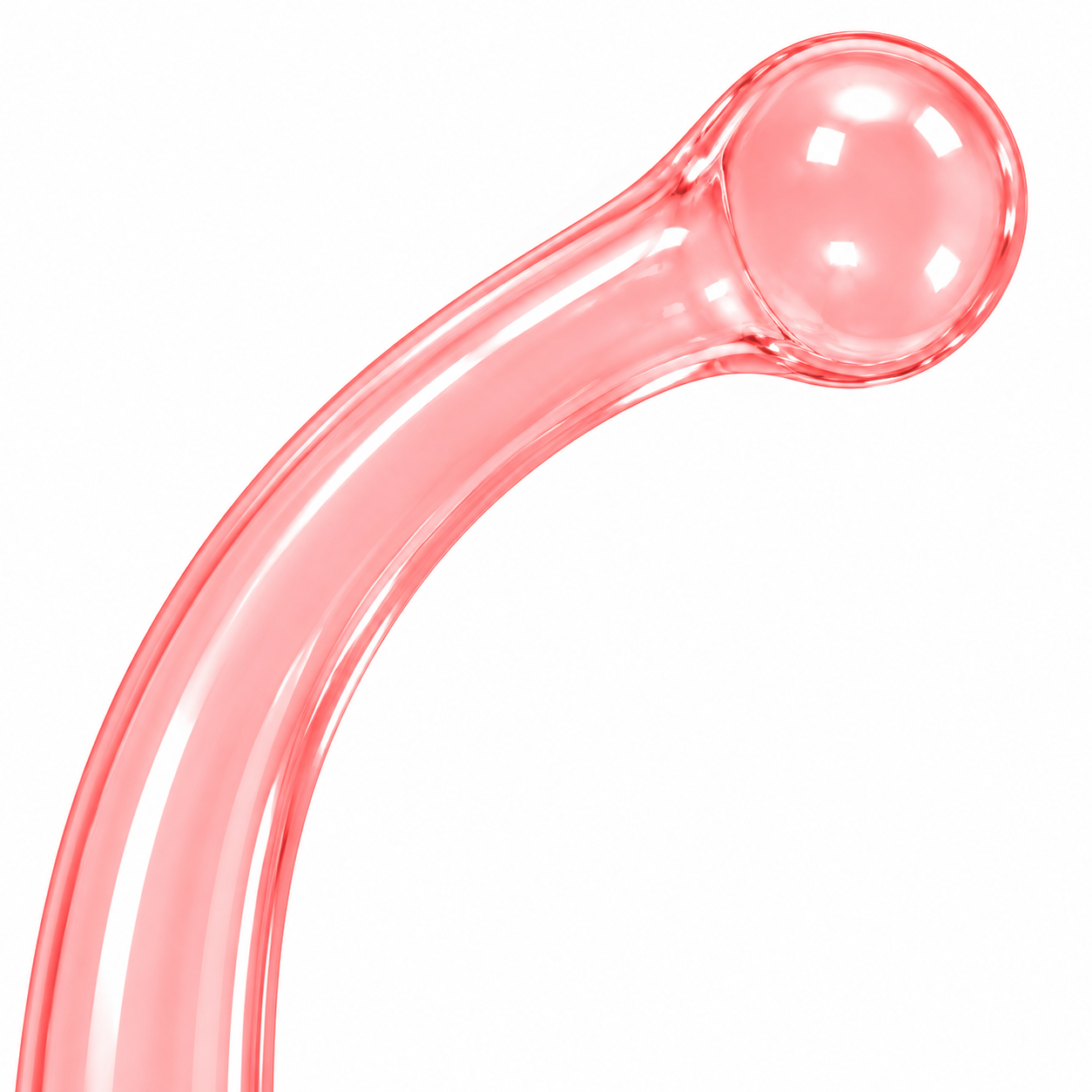 Curved High Frequency Glass Electrode Replacement Tube – Red Beauty Wand Tip