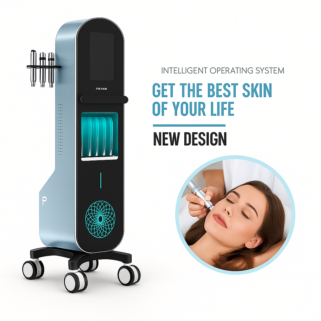 THEIA Aquastar 10-in-1 Microdermabrasion Hydro Facial Machine – Professional Skin Care & Deep Cleansing