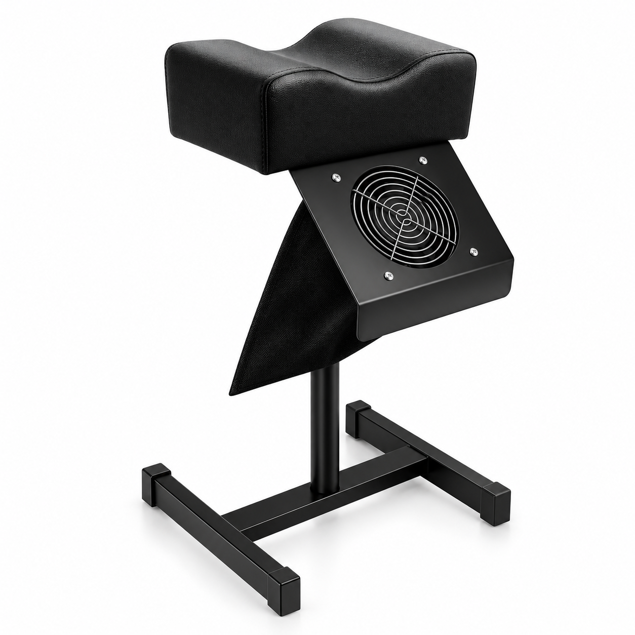 Pedicure Footrest with Dust Collector Fan – Adjustable Professional Nail Salon Leg Rest