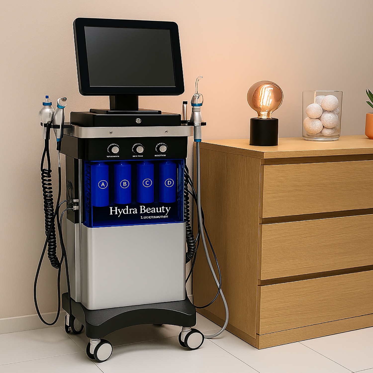 Theia Beautymaster Hydra 14 In 1 Diamond Peeling Hydro Microdermabrasion Oxygen Jet Aqua Facials Skin Care Cleaning Hydra Dermabrasion Facial Machine