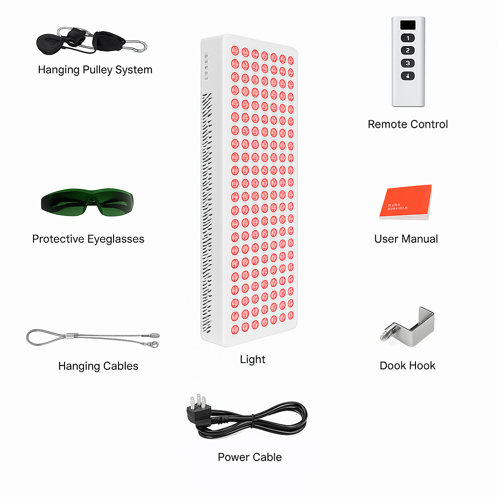 Theia P1500 Red & Near-Infrared LED Light Panel – High-Power Full-Body Light Device