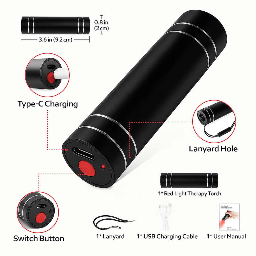 Theia Red Light Therapy Torch
