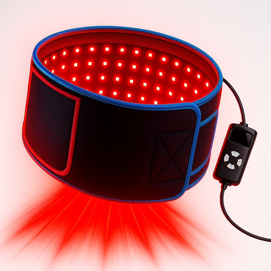 Theia Advanced Red Light Therapy Belt - 660nm:850nm Red+Infrared LED, 105pcs 5050 SMD LED - Pain Relief, Fat Reduction, Body Contouring