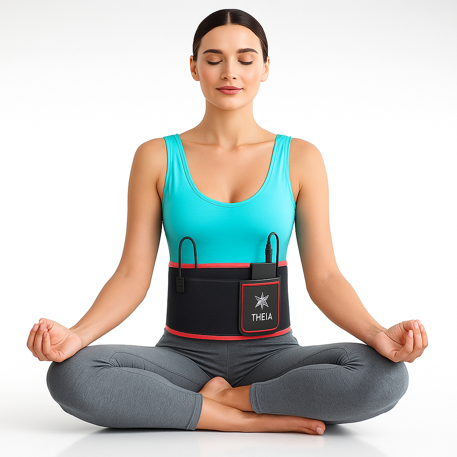 Theia Advanced Red Light Therapy Belt - 660nm:850nm Red+Infrared LED, 105pcs 5050 SMD LED - Pain Relief, Fat Reduction, Body Contouring