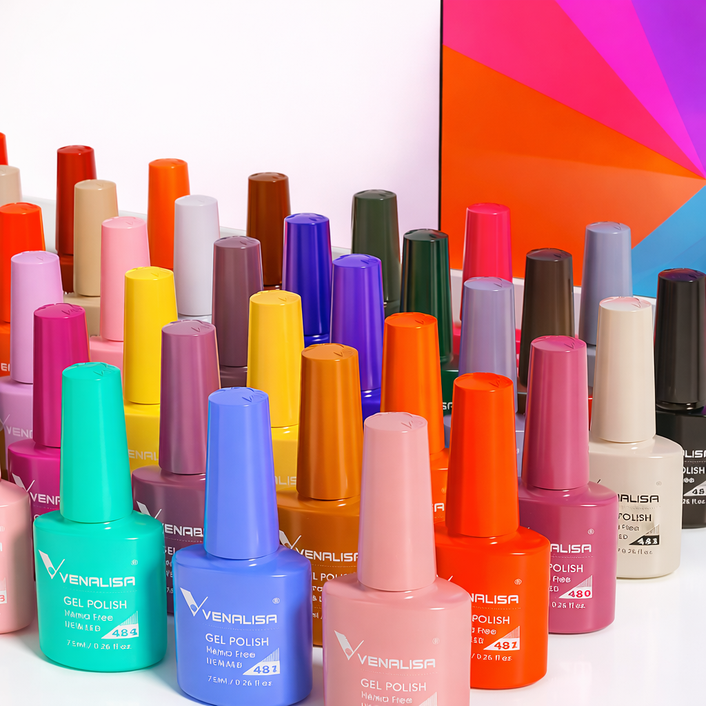 Color VIP4 Gel Polish Kit – HEMA & TPO Free Nail Art Gel Set 60 Colors