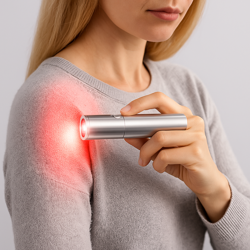 Theia Red Light Therapy Torch Handheld for Muscle Pain Relief 5 Wavelength 630nm 660nm 710nm 850nm 900nm