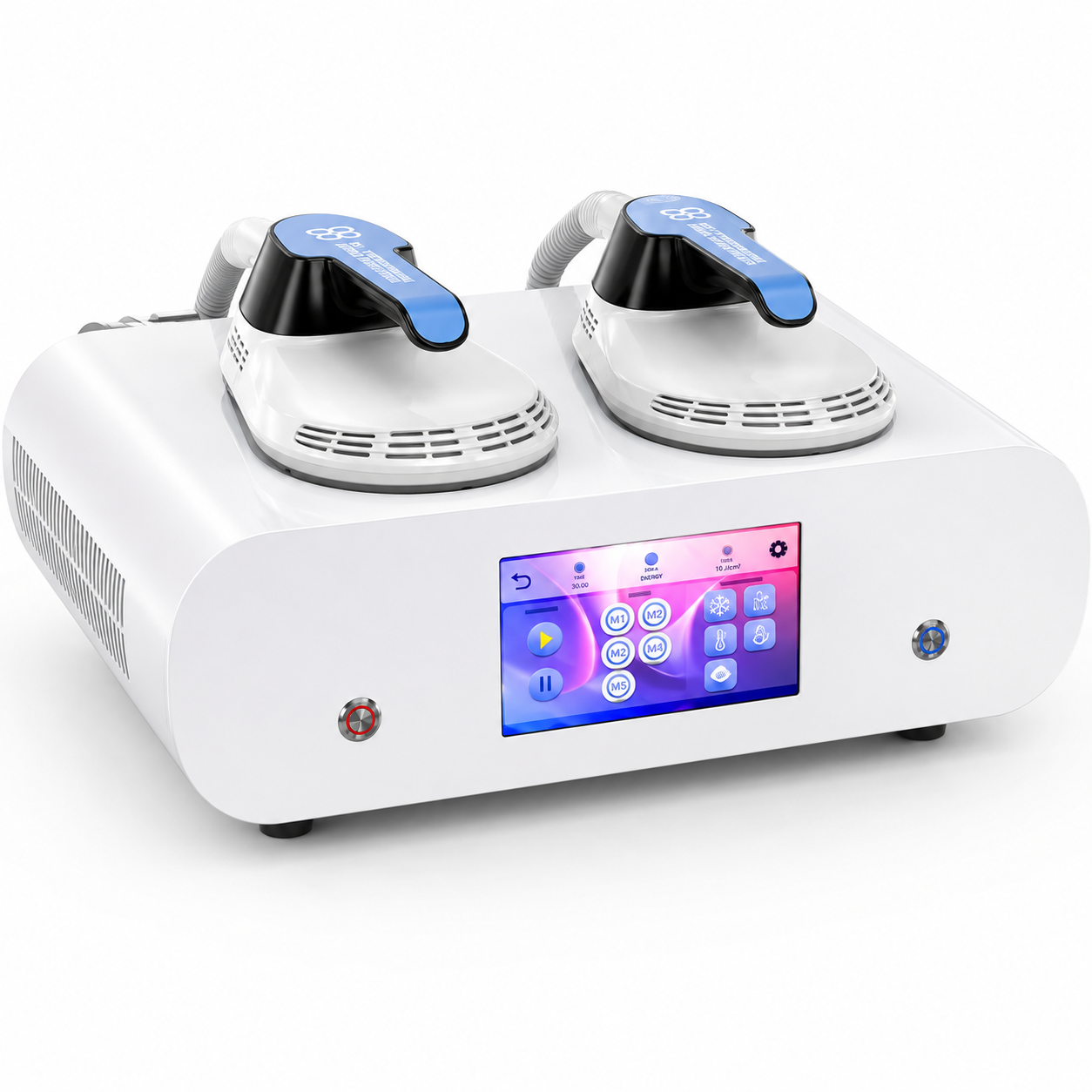 HIEMT Body Sculpting Machine – Dual Electromagnetic Applicators with Touchscreen