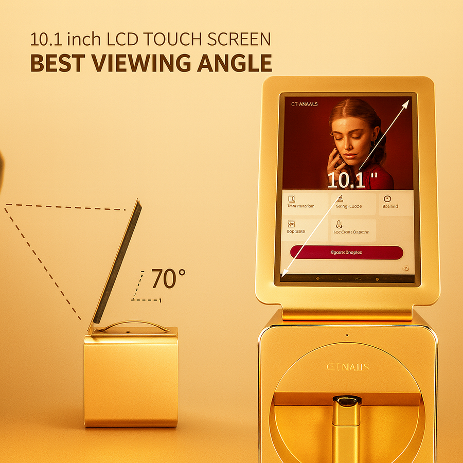 O2Nails X11 Plus Professional Nail Printer – Digital Nail Art Machine with 10.1" Touch Screen