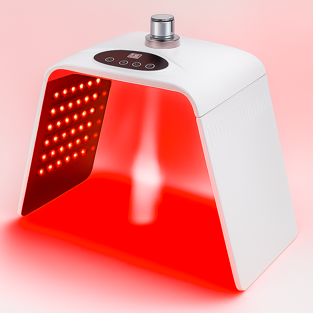 Theia Glow Omega Pro – 7-Color LED Light Therapy PDT Device for Skin Rejuvenation & Anti-Aging