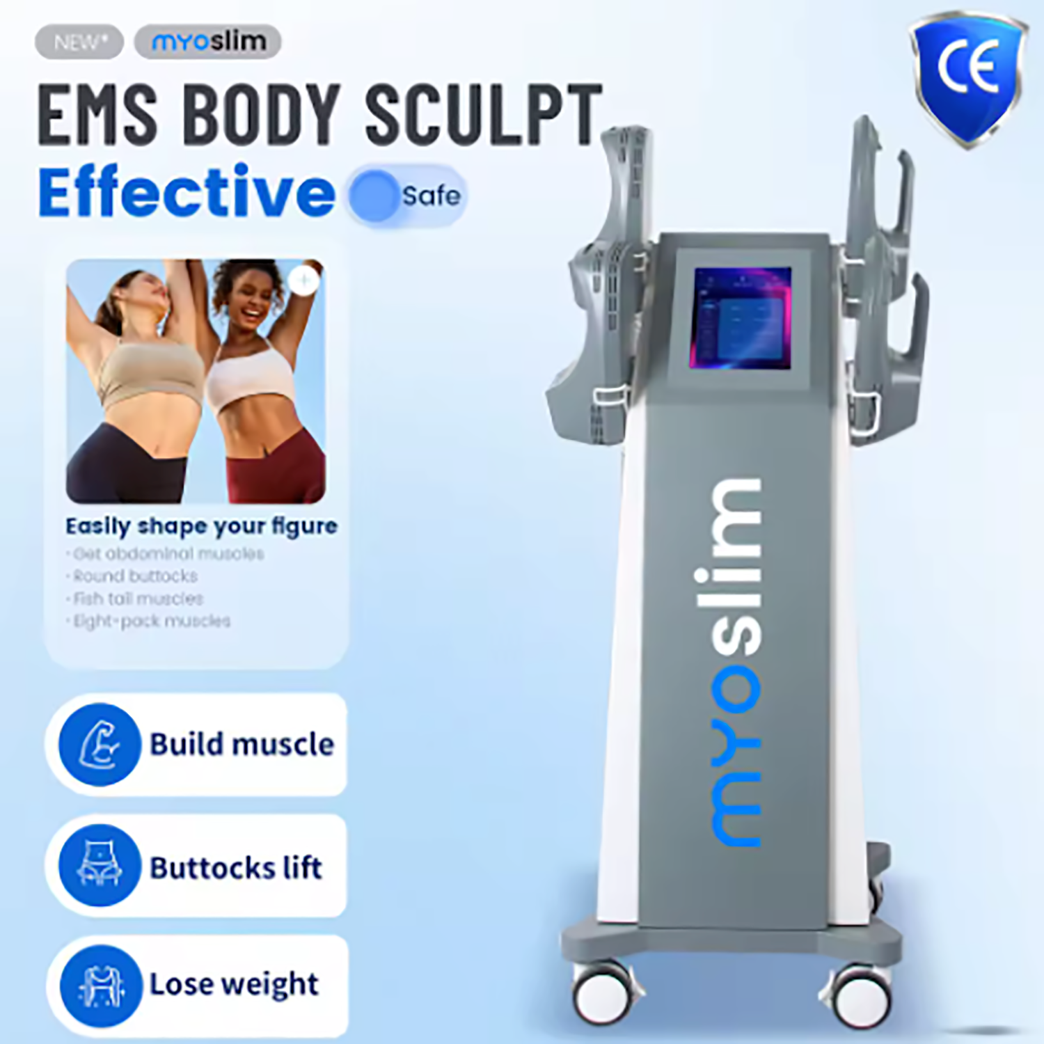 Theia ShapeEMS Neo Plus – 5-in-1 EMS Body Sculpting & Fat Reduction Machine