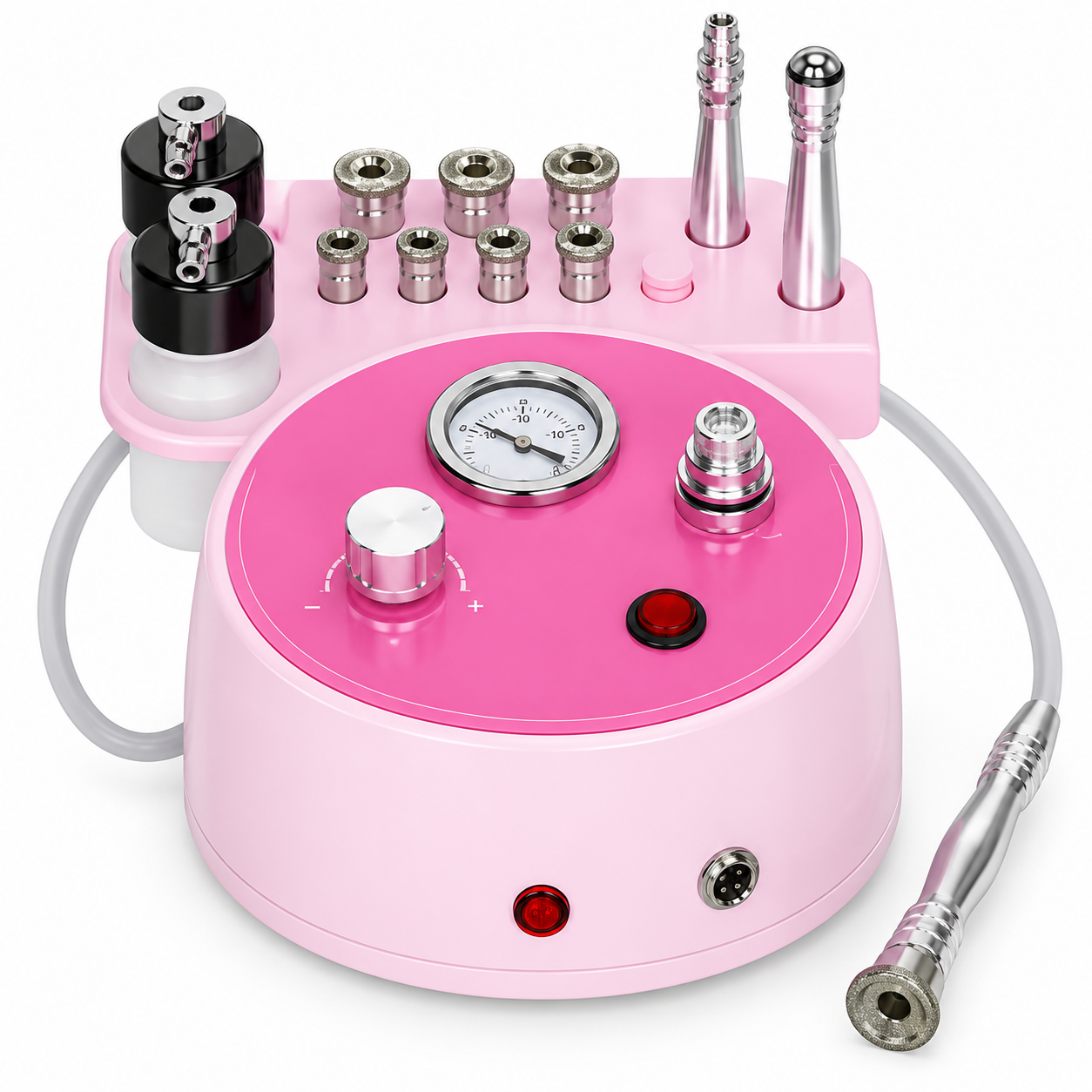 2-in-1 Diamond Microdermabrasion Machine with Vacuum, Spray Function & 9 Diamond Heads