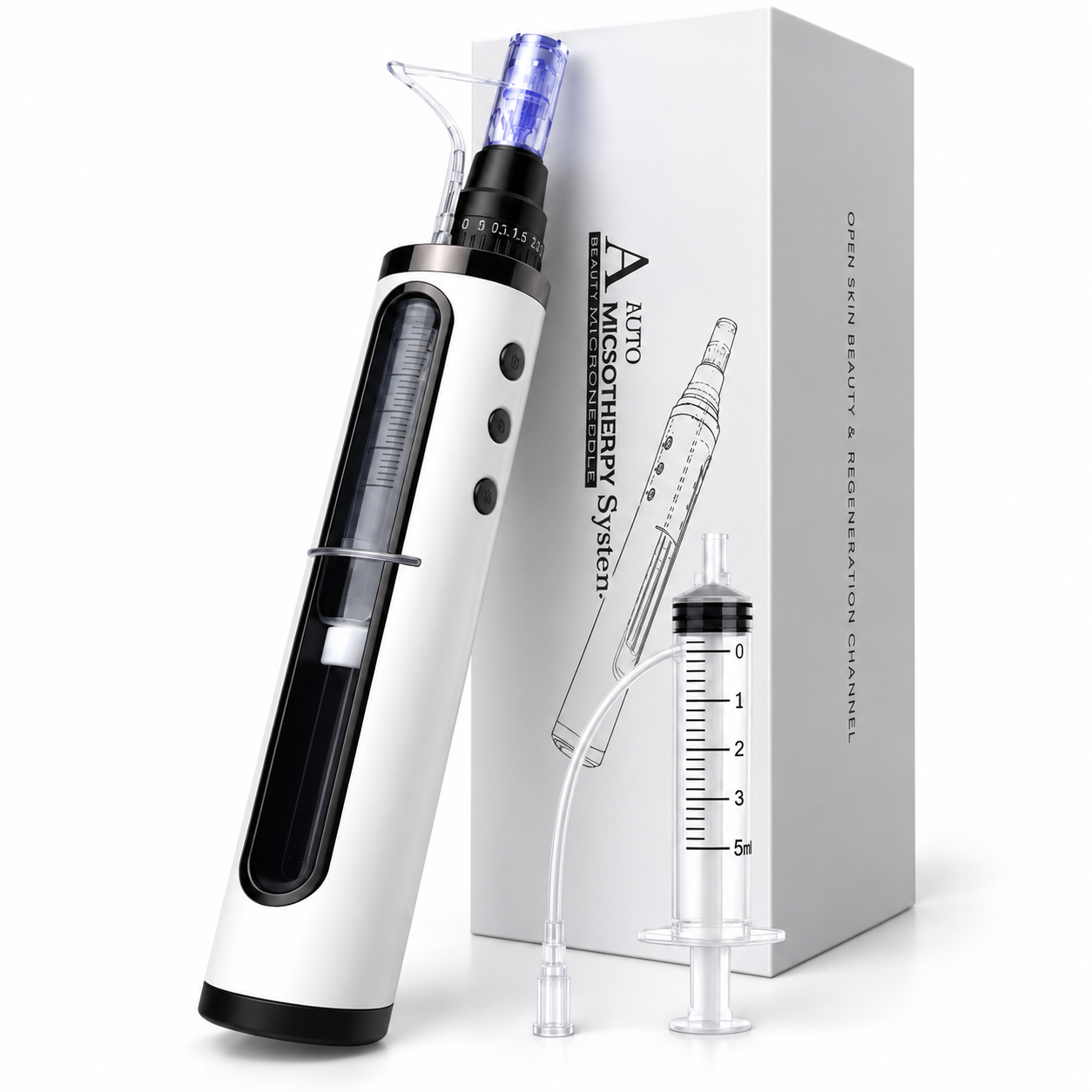 Professional Microneedling & Controlled Serum Infusion in One Handheld Device