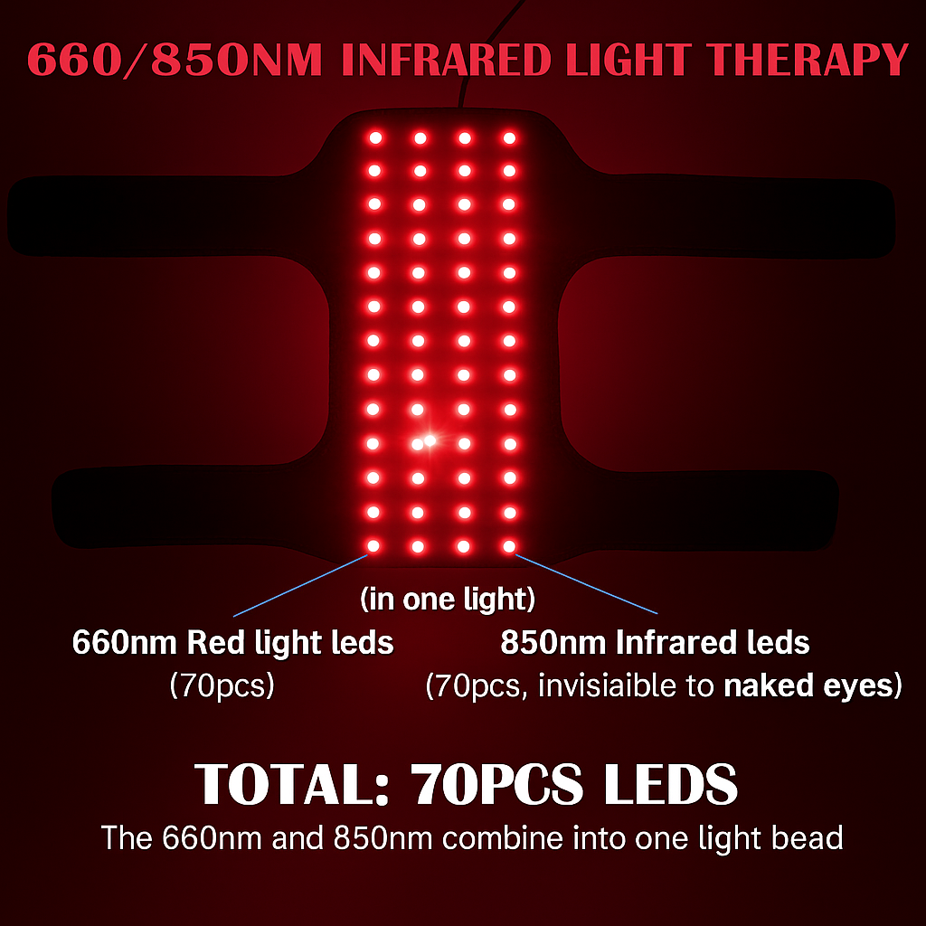 Theia Red Wave Knee Pro Red & Infrared Therapy Wrap: Advanced Joint Care