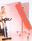 360° Adjustable Red Light Therapy Panel Stand with Remote Control – Electric Height Adjustable Full-Body LED Therapy (Horizontal & Vertical)