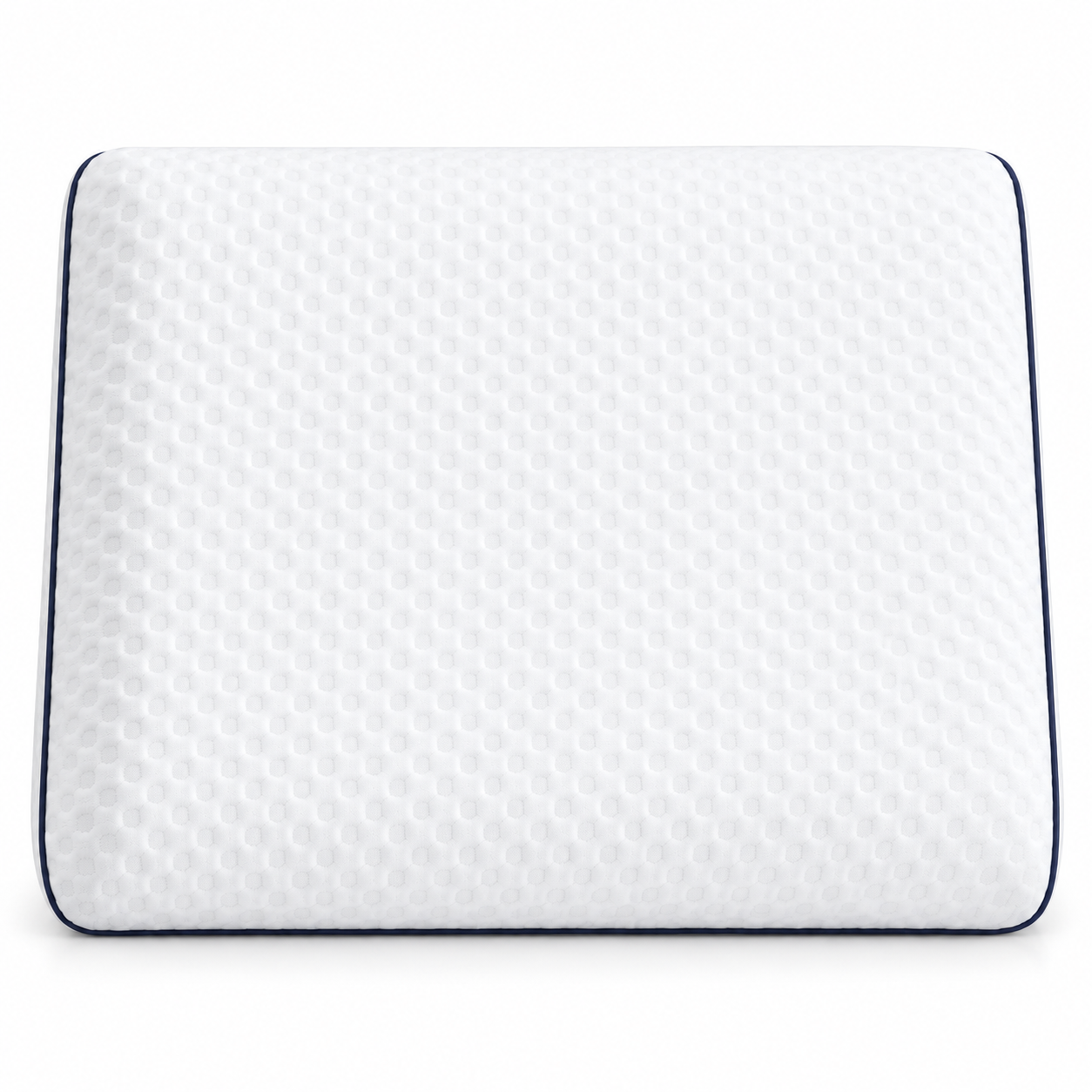 Ergonomic Memory Foam Bed Pillow – Ventilated Contour Sleeping Pillow with Washable Cover
