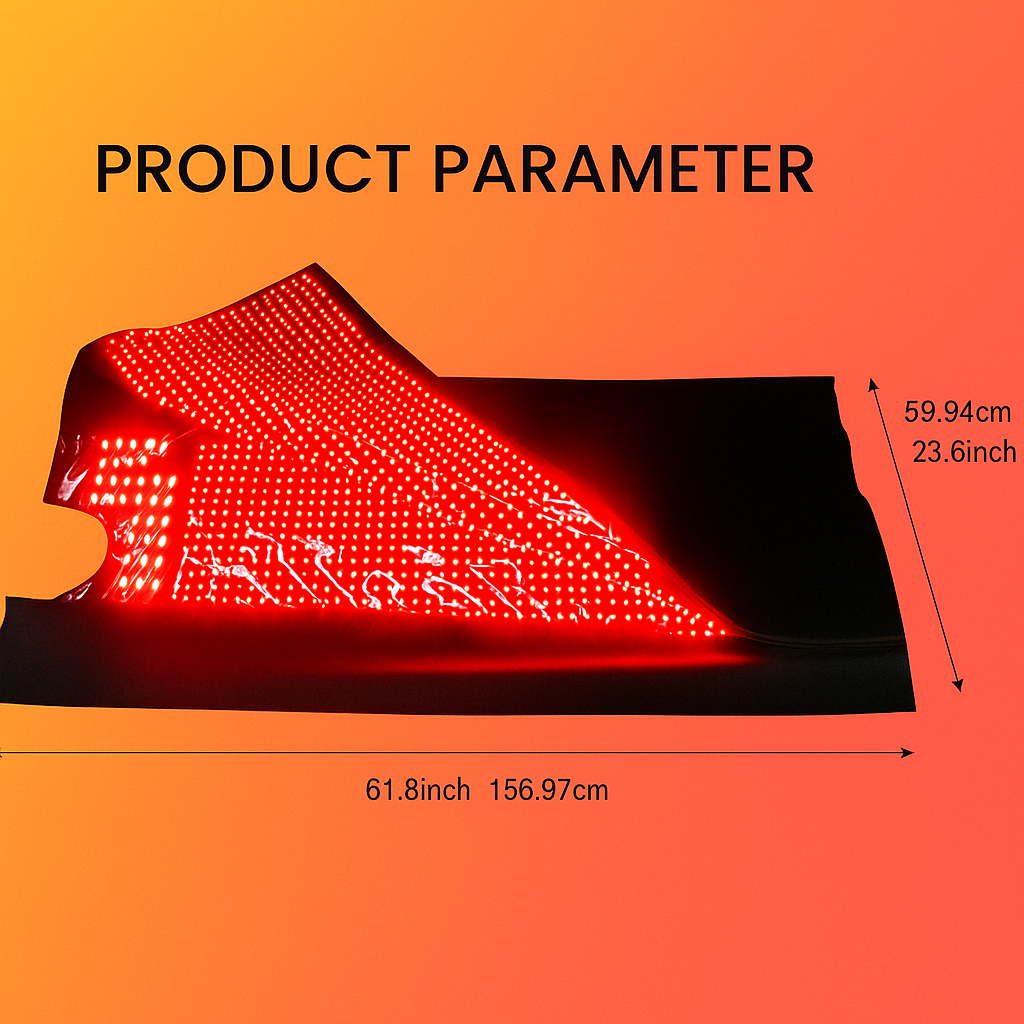 Theia Full Total Body Red Light Therapy Mat Strong 2320 LED’s (660nm and 850nm)