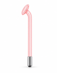 Flat High Frequency Glass Electrode Replacement Tube – Red Facial Wand Tip