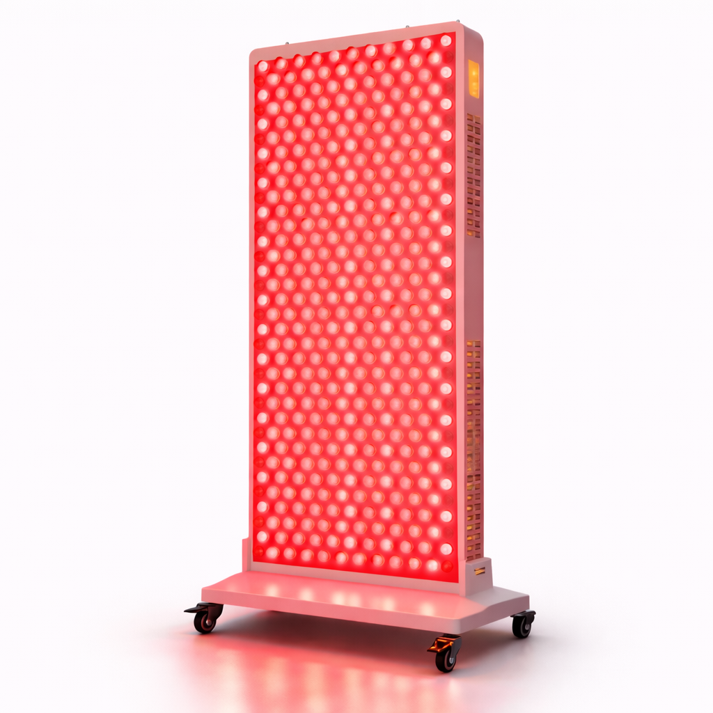Red Light Therapy Panel – 432 LEDs, Touch Screen, 8 Wavelengths