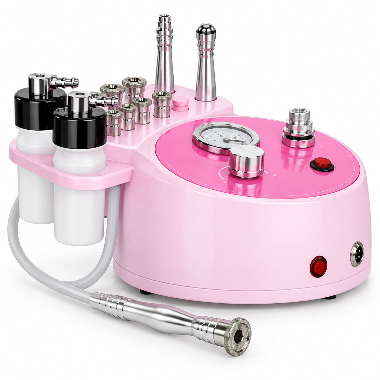 2-in-1 Diamond Microdermabrasion Machine with Vacuum, Spray Function & 9 Diamond Heads