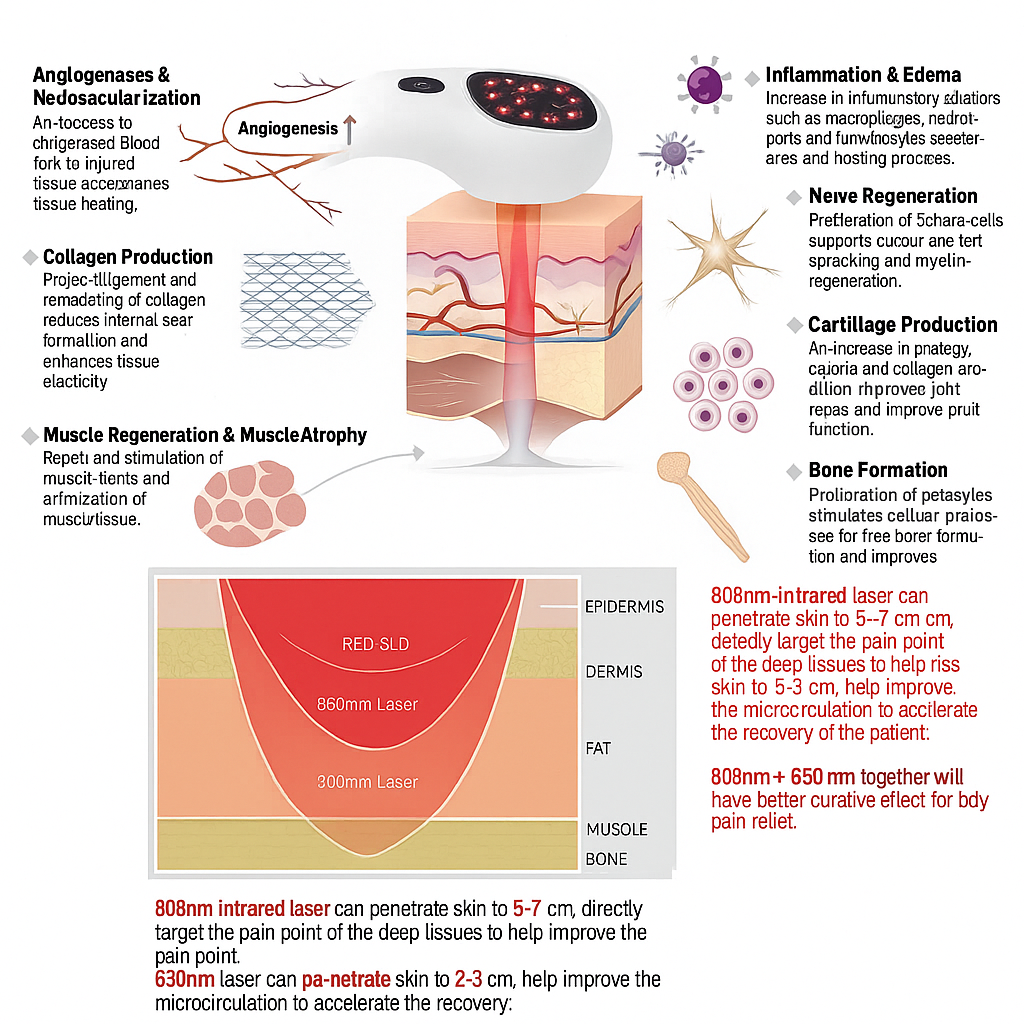 Deep Tissue Red Laser Therapy for Pain Relief and Recovery