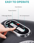 Theia Foot Massager Machine with Heat & Roller – Electric Fully Wrapped Foot Massage