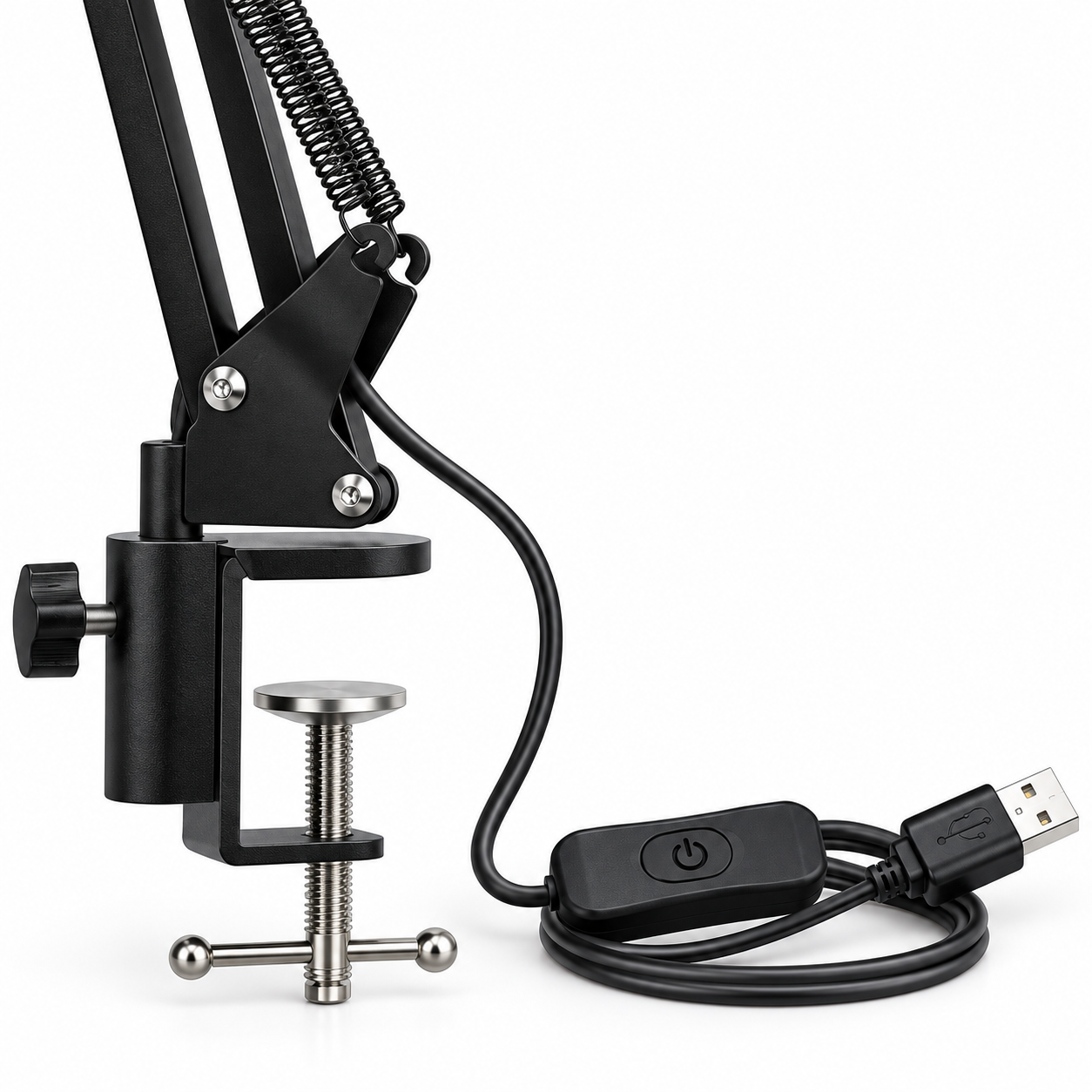 96 LED Adjustable Desk Lamp – USB-Powered Workstation Lighting