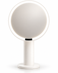 Premium LED Makeup Mirror with 3-Color Lighting, Stepless Dimming, 4800mAh Battery & 0–90° Adjustable Stand