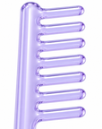 High Frequency Glass Comb Electrode – Purple Replacement Attachment for Scalp & Hair Beauty Devices
