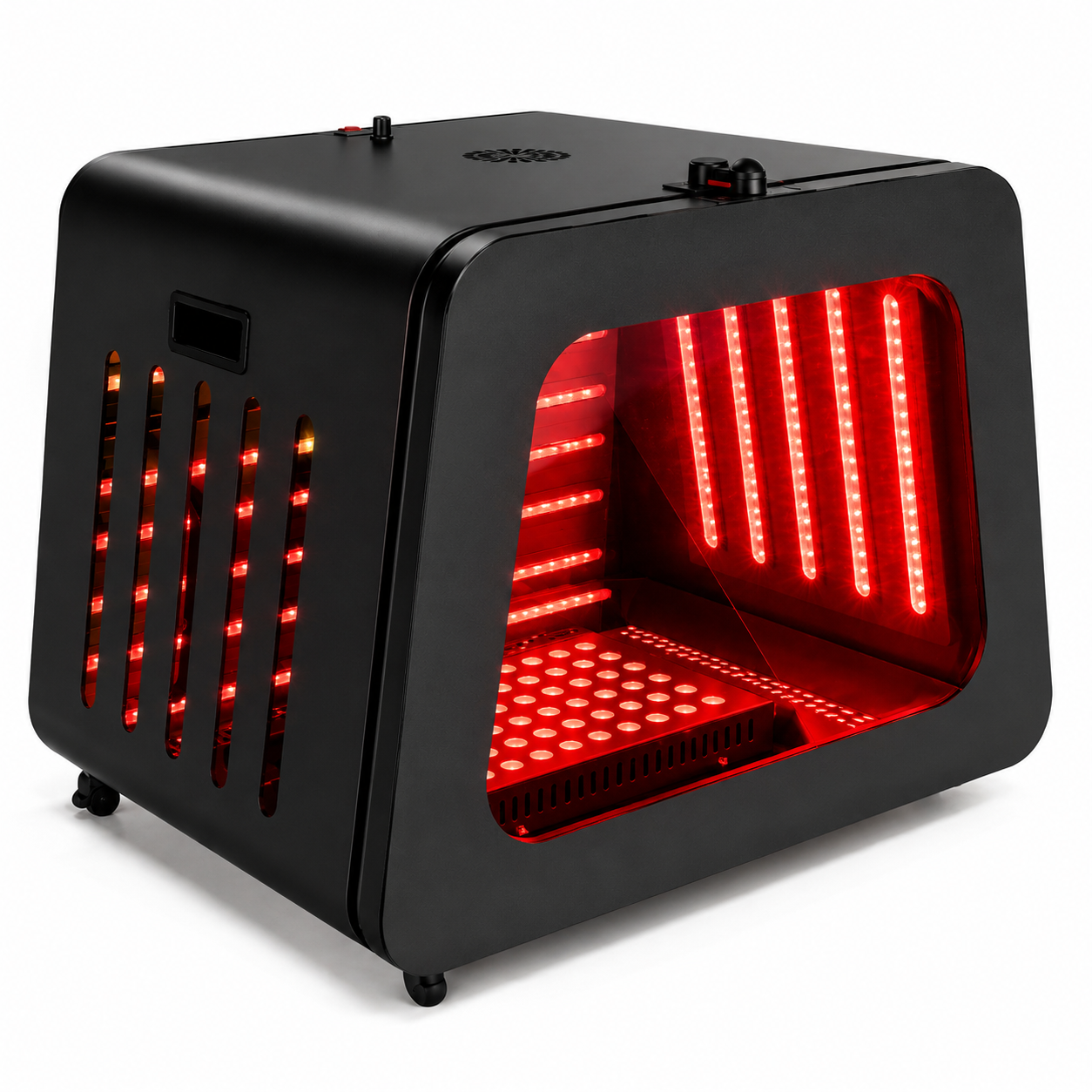 THEIA VetRed Elite 5-Spectrum Red Light Therapy Chamber for Dogs & Cats – 630nm–850nm Infrared Pet Wellness & Relaxation System