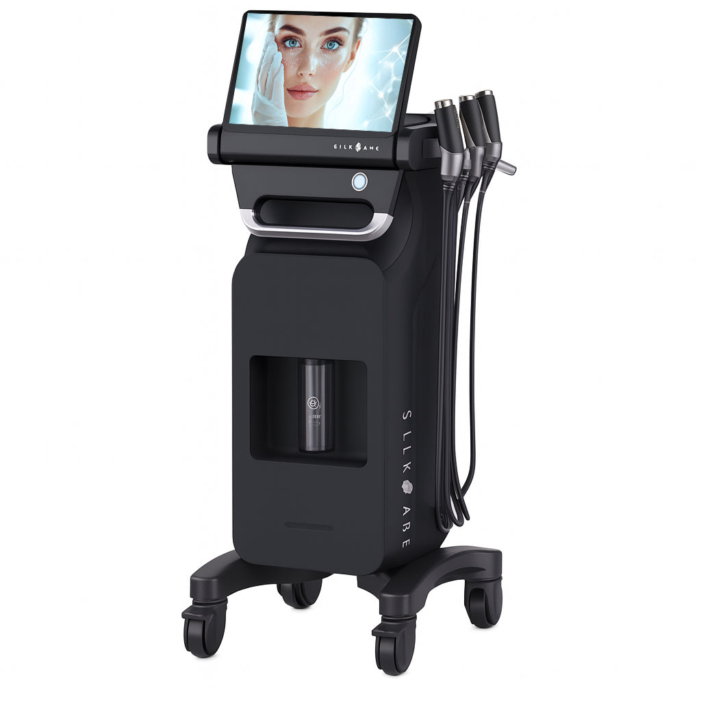 Theia UltraSilk+ 4-in-1 Professional Facial System – Hydra Peeling, Oxygen Jet, DPT Infusion & Plasma Care