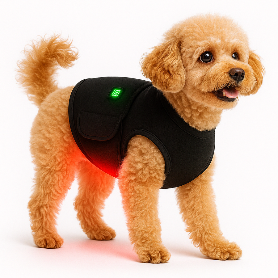 Pet Red Light Therapy Vest for Cats & Dogs Pain Relief, Post-Surgery Recovery & Inflammation Support