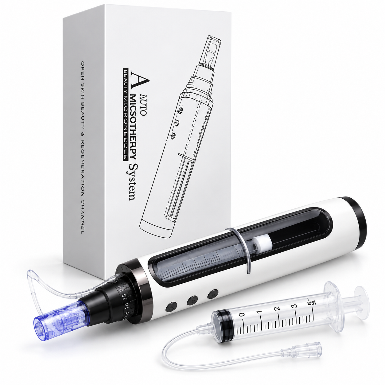 Professional Microneedling & Controlled Serum Infusion in One Handheld Device