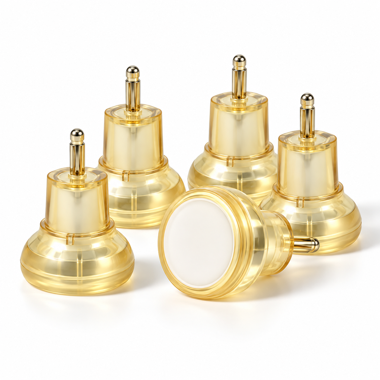 Jet Plasma Replacement Tips 5-Pack – Round Ceramic Treatment Tips for Compatible R97 Profosma Jet Plasma Devices