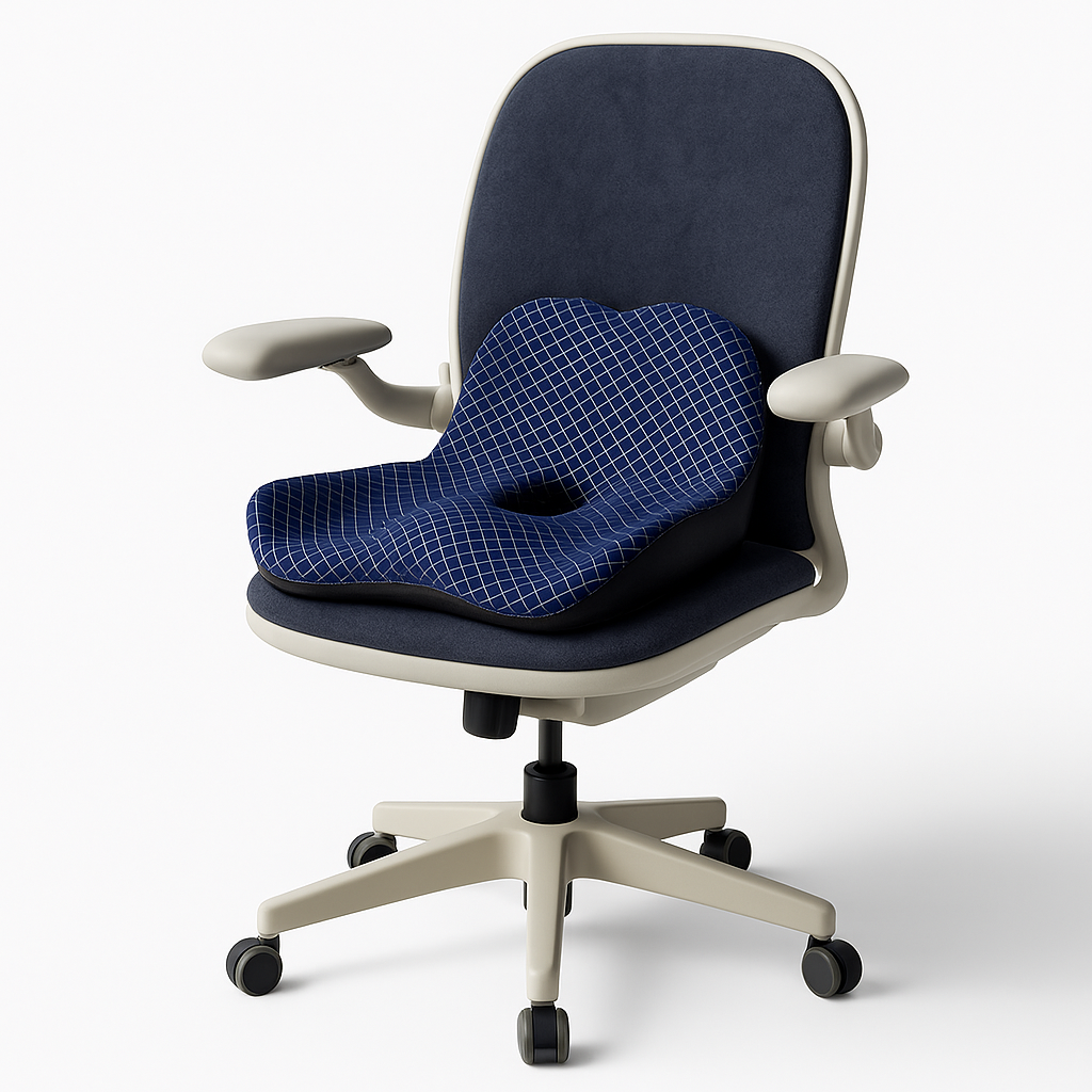 Orthopedic Memory Foam Seat Cushion for Comfortable Sitting