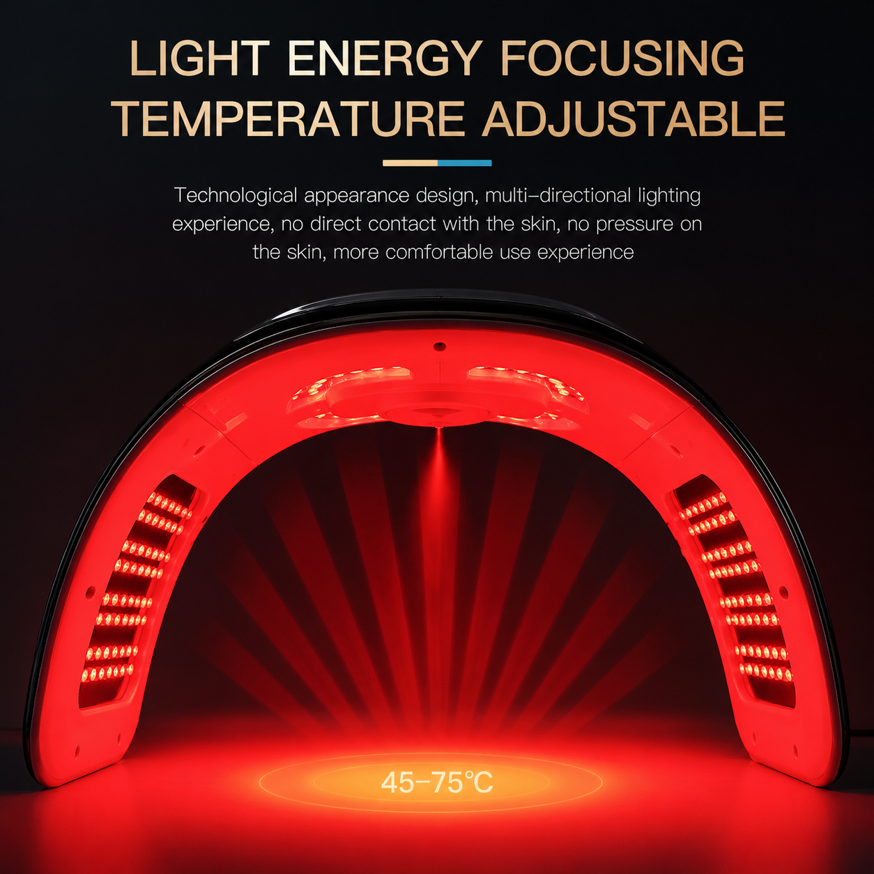 THEIA LumiGlow 7-Color PDT LED Light Therapy System – Professional Photon Facial Rejuvenation Device